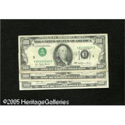 $100 Inverted Third Printing Federal Reserve Notes.