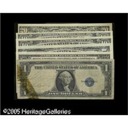 Missing Third Printing Six, including $1 1935 Silve