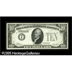 Fr. 2001-B $10 1928A Federal Reserve Note. Choice Abo