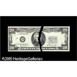 Fr. 2073-D $20 1981 Federal Reserve Note. Choice Cris