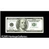 Image 1 : Fr. 2175-L $100 1996 Federal Reserve Note. Extremely