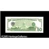 Image 2 : Fr. 2126-E $50 1996 Federal Reserve Note. Gem Crisp U