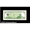 Image 2 : Fr. 2126-J $50 1996 Federal Reserve Note.A lightly
