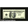 Image 1 : Fr. 2175-D $100 1996 Federal Reserve Note. Extremely