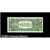 Image 2 : Fr. 1900-B $1 1963 Federal Reserve Note. Gem Crisp Un