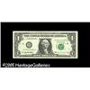 Image 1 : Fr. 1922-D $1 1995 Federal Reserve Note. Very Fine++.