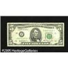 Image 1 : Fr. 1976-J $5 1981 Federal Reserve Note. Fine. RA c