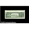 Image 2 : Fr. 1914-D $1 1988 Federal Reserve Note. Choice New.