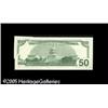 Image 2 : Fr. 2126-F $50 1996 Federal Reserve Note. Gem New.