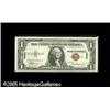 Image 1 : Fr. 2300 $1 1935A Hawaii Silver Certificate About Unc