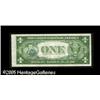 Image 2 : Fr. 1608 $1 1935A Silver Certificate. Extremely Fine.