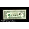 Image 2 : Fr. 1977-L $5 1981A Federal Reserve Note. Extremely F