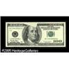Image 1 : Fr. 2175-C $100 1996 Federal Reserve Note. About New.