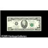Image 1 : Fr. 2079-D* $20 1993 Federal Reserve Note. About New.