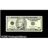 Image 1 : Fr. 2033-C $10 1999 Federal Reserve Note. About Uncir