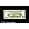 Image 2 : Fr. 2084-A $20 1996 Federal Reserve Note. About Uncir