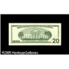 Image 2 : Fr. 2084-J $20 1996 Federal Reserve Note. Very Fine.