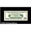 Image 2 : Fr. 2084-L $20 1996 Federal Reserve Note Extremely Fi