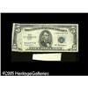 Image 1 : Fr. 1656 $5 1953A Silver Certificate Fine-Very Fine.