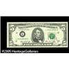 Image 1 : Fr. 1973-L $5 1974 Federal Reserve Note. Gem New. R
