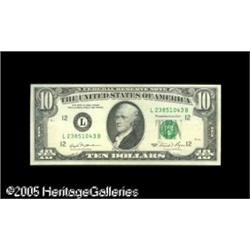 Fr. 2025-L $10 1981 Federal Reserve Note Gem Crisp Un
