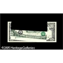 Fr. 2032-K $10 1995 Federal Reserve Note. Crisp Uncir