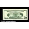 Image 2 : Fr. 2086-F $20 1999 Federal Reserve Note. Extremely F