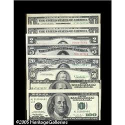 Mixture of Cutting Errors including $5 1928A Legal