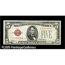 Fr. 1528 $5 1928C Mule Legal Tender Note. Fine-Very F