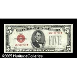 Fr. 1528 $5 1928C Mule Legal Tender Note. Extremely F
