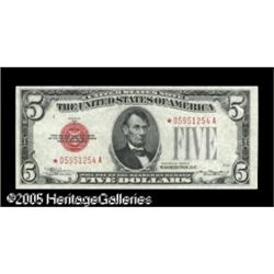 Fr. 1528* $5 1928C Legal Tender Note. Gem Crisp Uncir