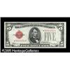 Image 1 : Fr. 1528* $5 1928C Legal Tender Note. Gem Crisp Uncir