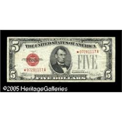 Fr. 1530* $5 1928E Mule Legal Tender Note. Fine-Very