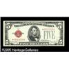 Image 1 : Fr. 1531* $5 1928F Wide 1 Legal Tender Note. Choice C