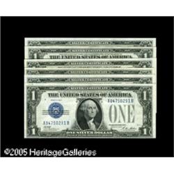 Fr. 1601/Fr. 1602 $1 1928A/1928B Silver Certificates.