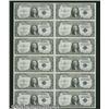 Image 1 : Fr. 1611 $1 1935B Silver Certificate. Uncut Sheet of