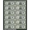 Image 1 : Fr. 1612 $1 1935C Silver Certificate. Uncut Sheet of