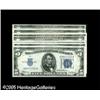 Image 1 : Fr. 1650 $5 1934 Silver Certificates. RA block set