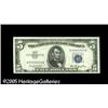 Fr. 1655 $5 1953 Silver Certificate. Gem Crisp Uncirc