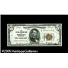 Fr. 1850-I $5 1929 Federal Reserve Bank Note. Choice