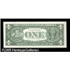 Image 2 : Fr. 1908-G $1 1974 Federal Reserve Note. Choice Crisp