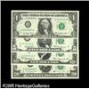 Image 1 : $1, $5, $10, $20 FRN Denomination Serial Number Set.