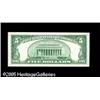 Image 2 : Fr. 1950-E* $5 1928 Federal Reserve Note. Choice Cris