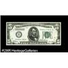 Image 1 : Fr. 1950-K* $5 1928 Federal Reserve Note. Choice Cris