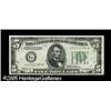 Image 1 : Fr. 1956-G* $5 1934 Mule Federal Reserve Note. Choice