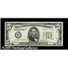 Image 1 : Fr. 1956-H* $5 1934 Mule Federal Reserve Note. Choice