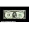 Image 1 : Fr. 1957-H* $5 1934A Federal Reserve Note. Choice Cri