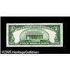 Image 2 : Fr. 1958-H* $5 1934B Federal Reserve Note. Gem Crisp