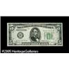 Image 1 : Fr. 1959-B* $5 1934C Federal Reserve Note. Choice Cri