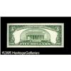 Image 2 : Fr. 1960-H* $5 1934D Federal Reserve Note. Choice Cri